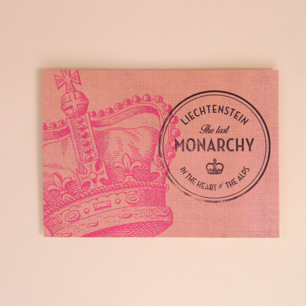 Postkarte &quot;Last Monarchy&quot; Krone