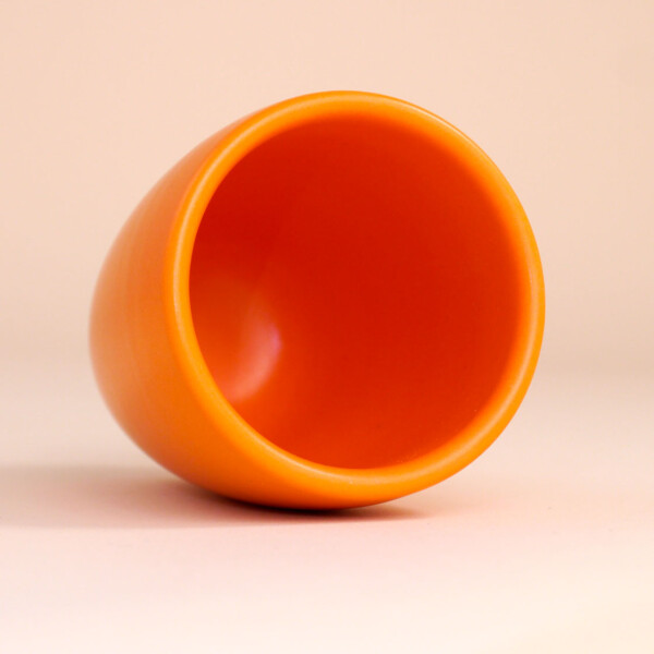 EM Keramik Becher: 3 dl Orange