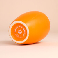 EM Keramik Becher: 3 dl Orange