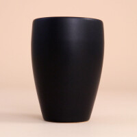 EM Keramik Becher: 1,5 dl Schwarz