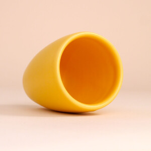 EM Keramik Becher: 1,5 dl Sonnengelb