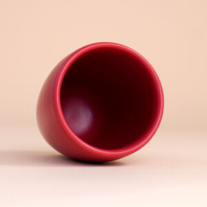 EM Keramik Becher: 1,5 dl Rot