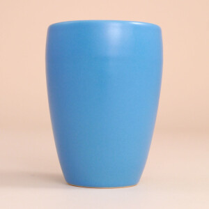 EM Keramik Becher: 1,5 dl Hellblau