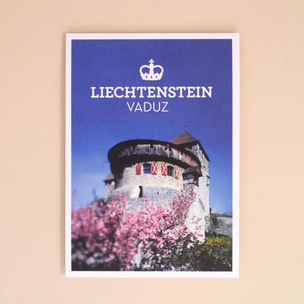 Postkarte &quot;Vaduz Schlossblick&quot;