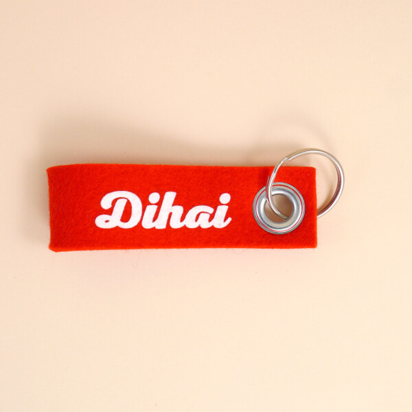 Schlüsselband Dialekt rot Dihai