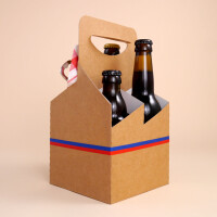 Liechtensteiner Bier: 4er-Pack mit Flaschen&ouml;ffner