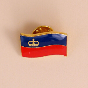 Pin: Liechtenstein Flagge