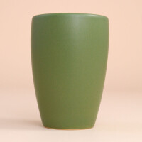 EM Keramik Becher: 1,5 dl Olivgr&uuml;n
