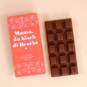 Schokolade &quot;Mama, du bisch di Bescht&quot;: Milch