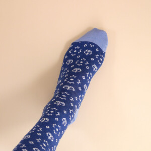 Socken F&uuml;rstenhut Blau