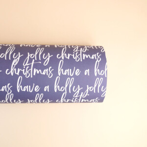 Geschenkpapier &quot;von der Rolle&quot;: Holly Jolly...