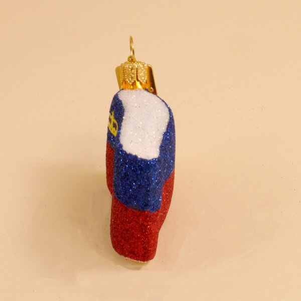 Christbaumkugel Glas «Flagge»