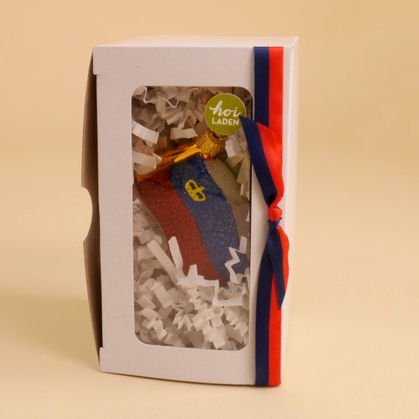 Christbaumkugel Glas «Flagge»