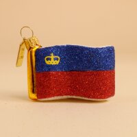 Christbaumkugel Glas «Flagge»