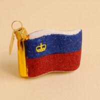 Christbaumkugel Glas «Flagge»