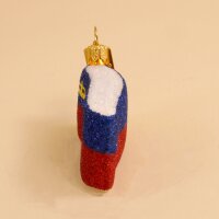 Christbaumkugel Glas «Flagge»