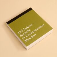 Notziblock "125 lockere Sprüche in Liechtensteiner Mundart"