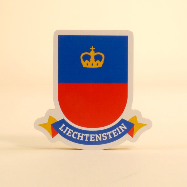 Holzmagnet Liechtensteiner Wappen