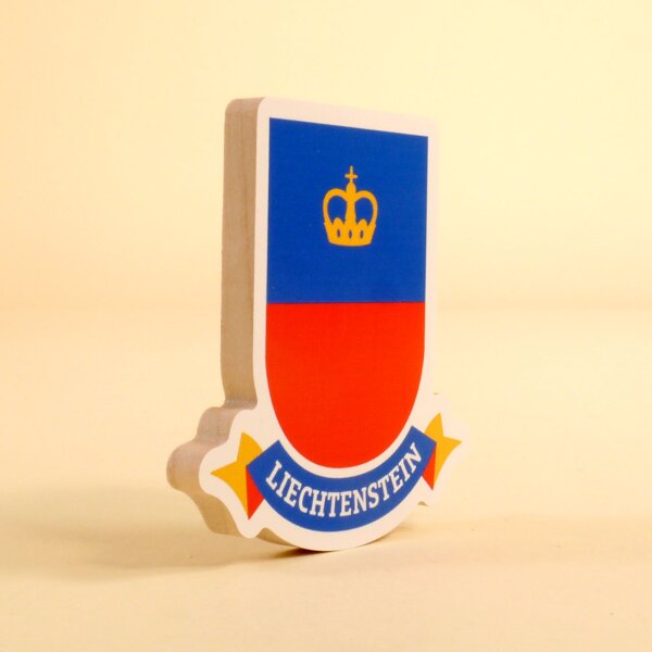 Holzmagnet Liechtensteiner Wappen