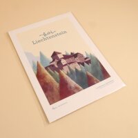 Hoi-Poster A4 – "Hoi-Schloss Vaduz"