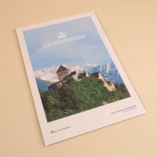 Hoi-Poster A4 – "Schloss Vaduz"