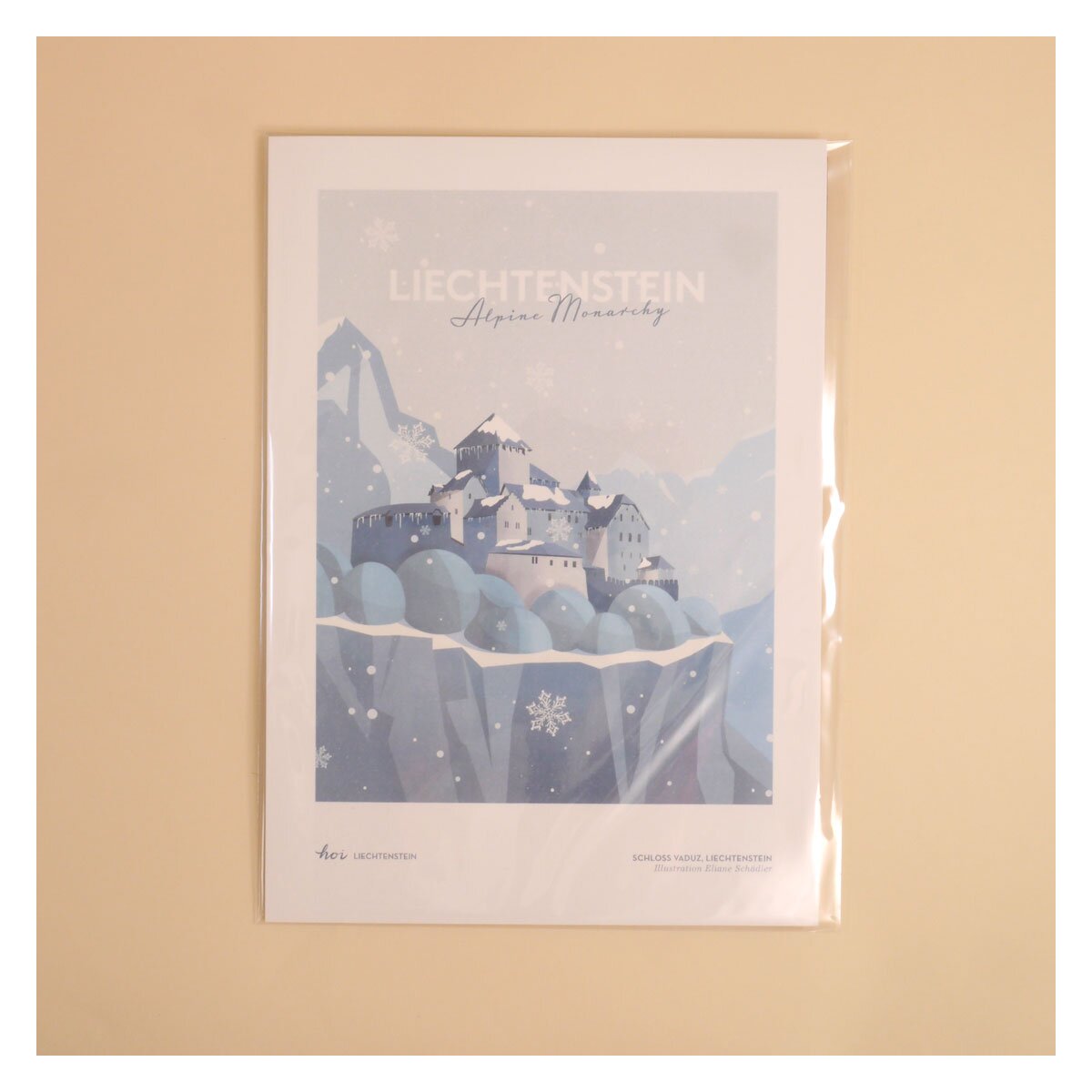 Hoi-Poster A4 – "Schloss Vadu box
